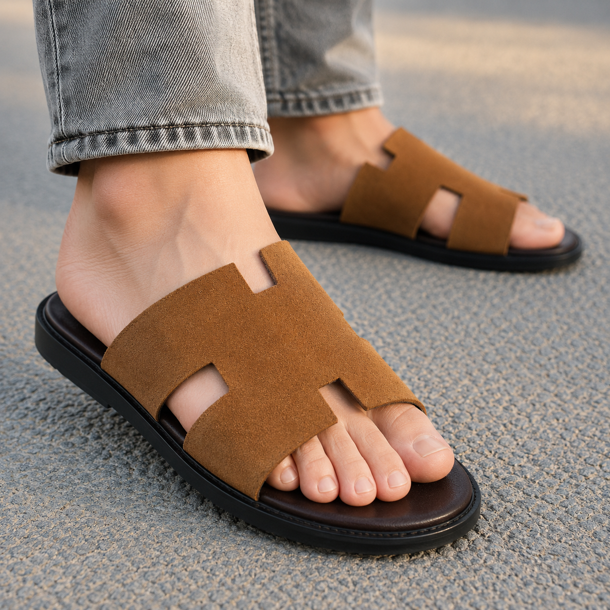 LY - 224 Suede Camel